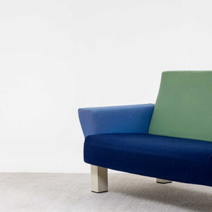 Westside Two-Seater Sofa by Ettore Sottsass for Knoll International, Italy 1982
