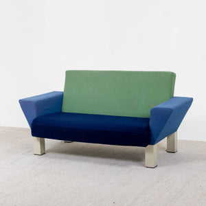 Westside Two-Seater Sofa by Ettore Sottsass for Knoll International, Italy 1982