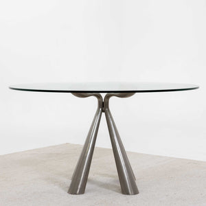Dining Table by Vittorio Introini for Saporiti, Italy 1970s