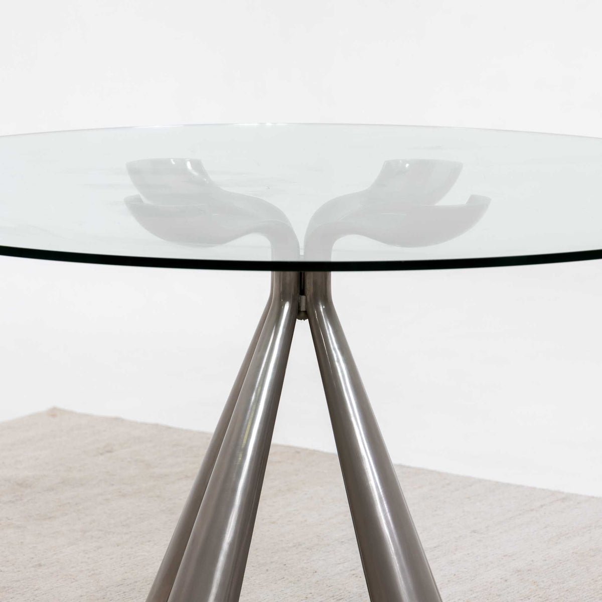 Dining Table by Vittorio Introini for Saporiti, Italy 1970s