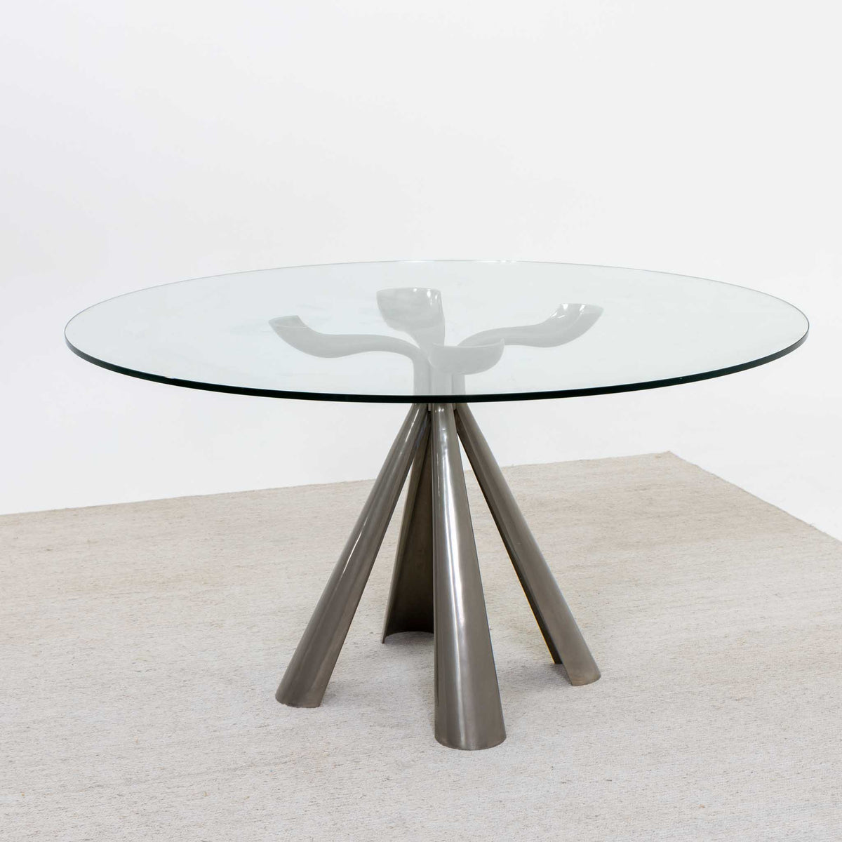 Dining Table by Vittorio Introini for Saporiti, Italy 1970s