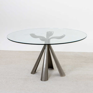 Dining Table by Vittorio Introini for Saporiti, Italy 1970s