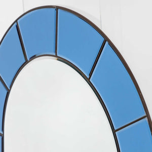 Wall Mirror in the Style of Cristal Arte, Italy 1960s