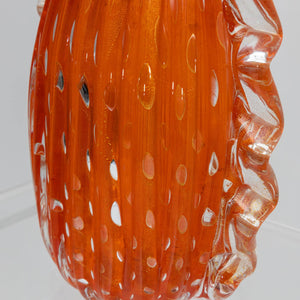 Red Murano Glass Vase by Barovier & Toso, Italy 20th century
