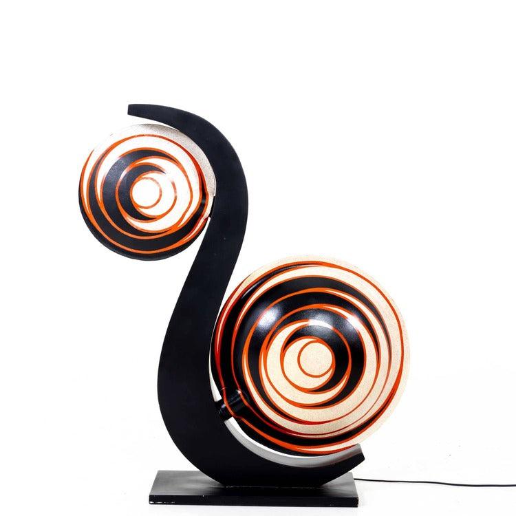 Large Table Lamp in the shape of a Snail, Italy 20th Century - Ehrl Fine Art & Antiques