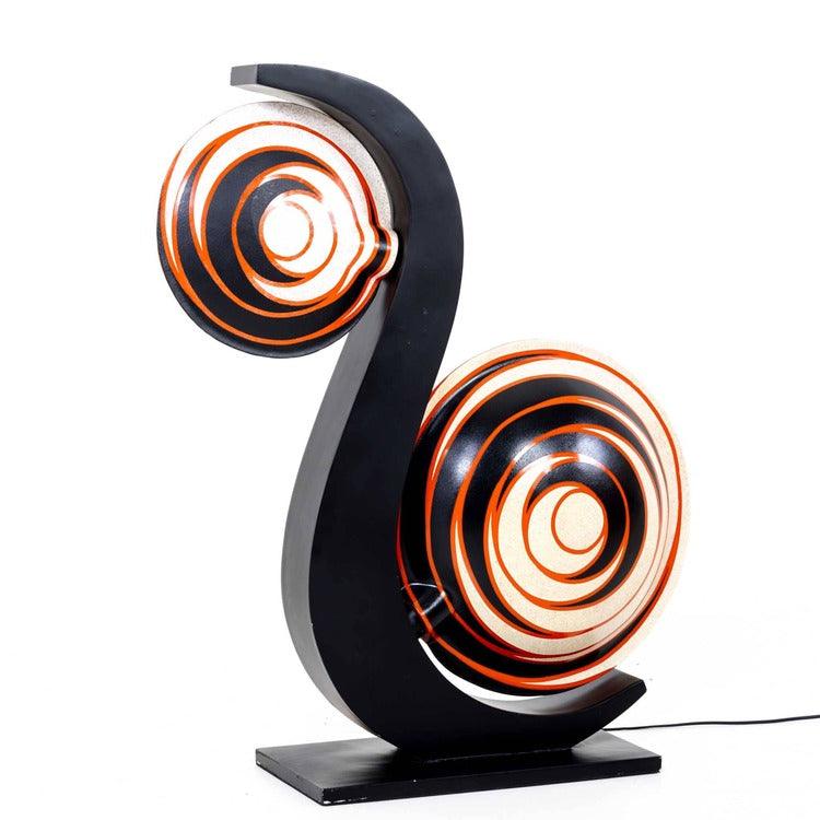 Large Table Lamp in the shape of a Snail, Italy 20th Century - Ehrl Fine Art & Antiques