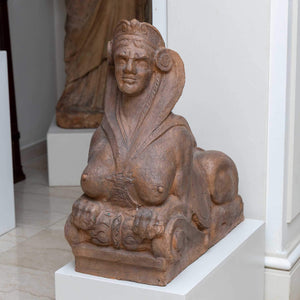 Terracotta sphinxes