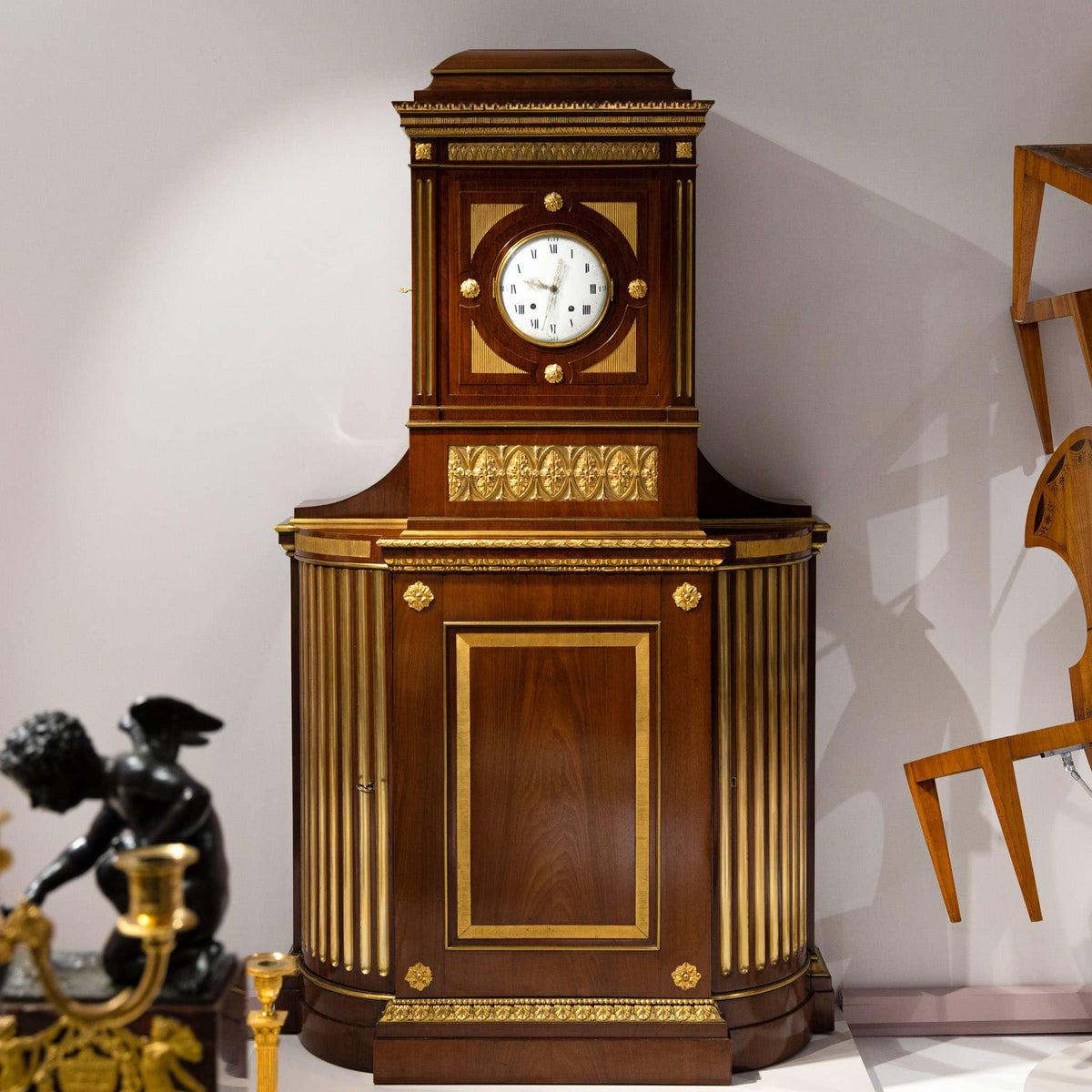 Standing Clock by Johannes Kroll, Mainz circa 1795 - Ehrl Fine Art & Antiques
