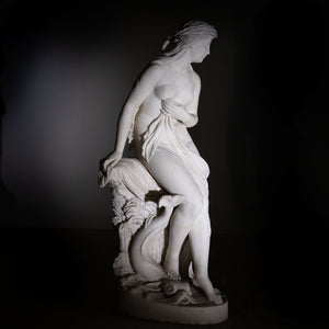 Robert Cauer d. Ä. (1831-1893) Venus with Dolphin, Rome 1874