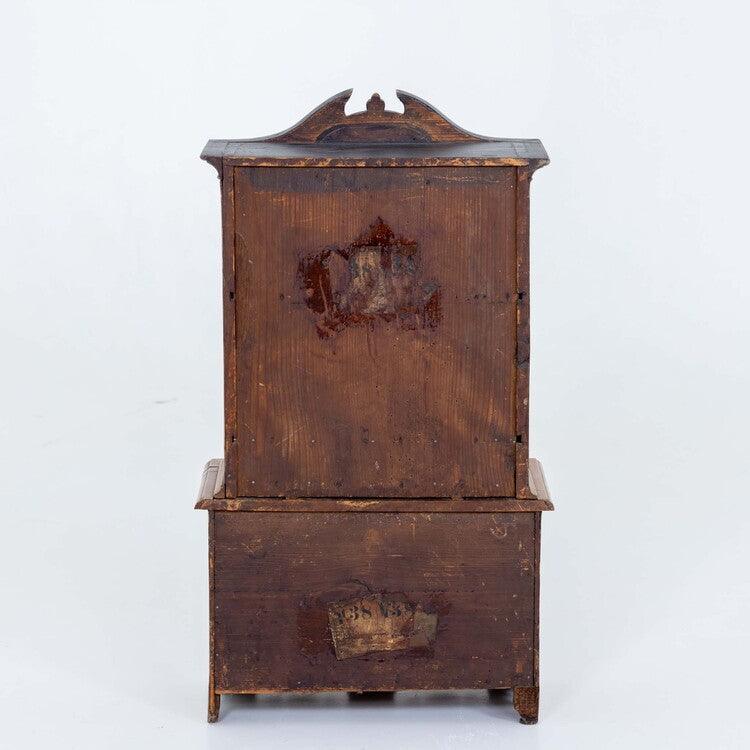 Baroque Miniature Cabinet, Saxony Mid-18th Century - Ehrl Fine Art & Antiques