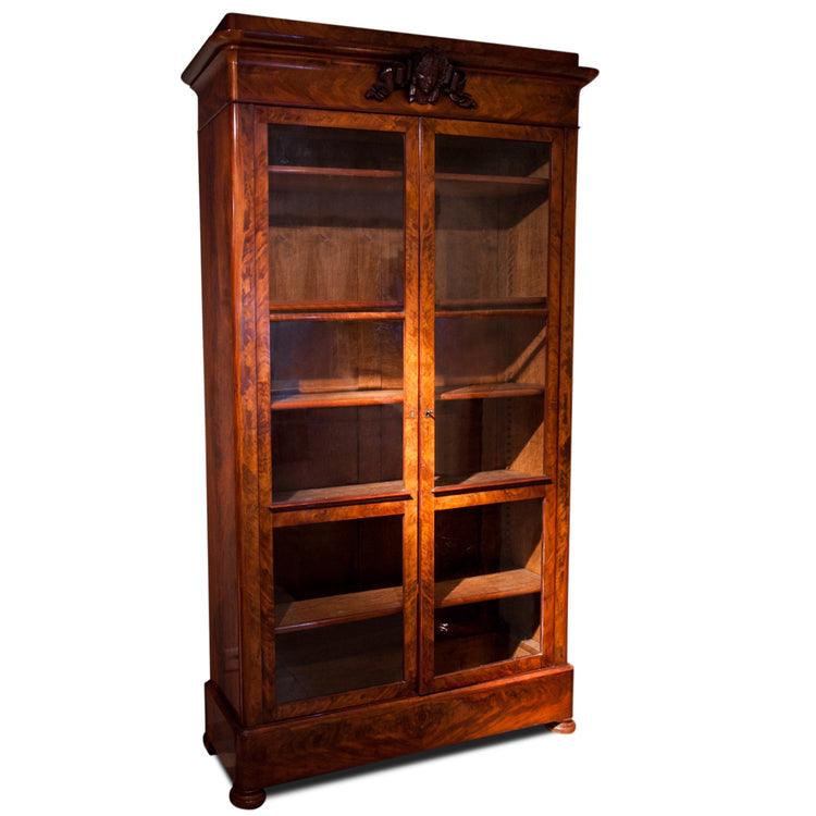 Mahogany Bookcase, 1st Half 19th Century - Ehrl Fine Art & Antiques