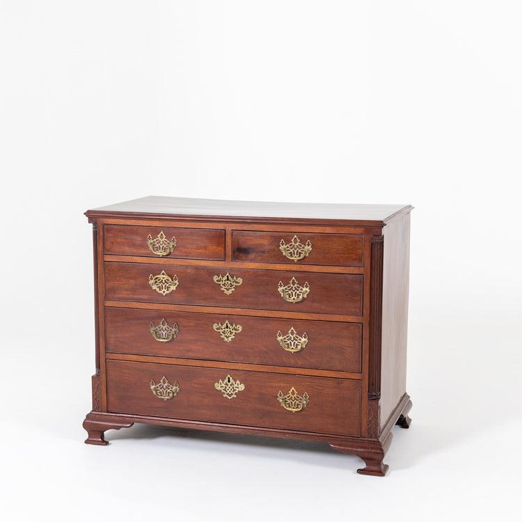 Chippendale Chest of Drawers, England Early 19th Century