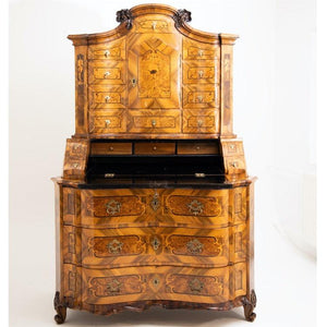 Baroque Tabernacle Secretaire, 18th Century - Ehrl Fine Art & Antiques