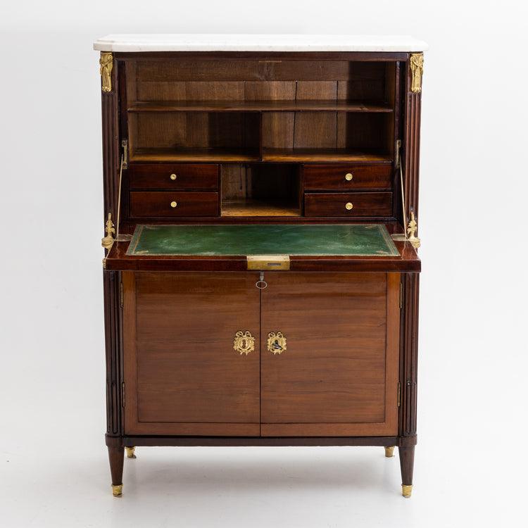 Louis Seize Secretaire à abattant, End of 18th Century - Ehrl Fine Art & Antiques