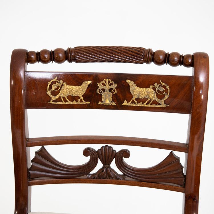 Set of Eight Dining Room Chairs and Armchairs, Northern Germany around 1830 - Ehrl Fine Art & Antiques