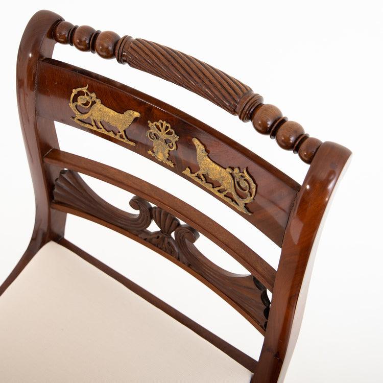 Set of Eight Dining Room Chairs and Armchairs, Northern Germany around 1830 - Ehrl Fine Art & Antiques