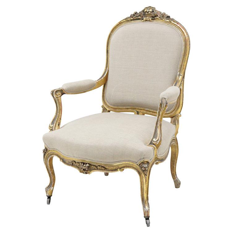 Sessel, Napoleon III, Frankreich, 2. Hälfte 19. Jhd.