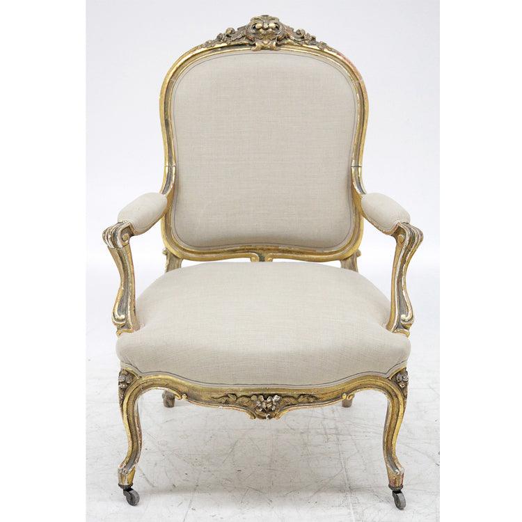 Armchair, Napoleon III, France, 2nd Half 19th Century - Ehrl Fine Art & Antiques