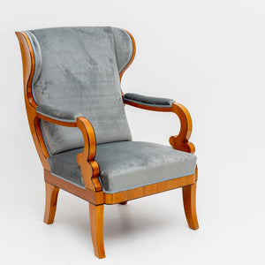 Pair of Wingback Chairs, c. 1830 - Ehrl Fine Art & Antiques