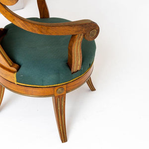 Swivel Desk Chair, Northern Europe, 2nd Half 19th Century - Ehrl Fine Art & Antiques