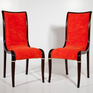 Set of Four Dining Room Chairs, 1980s - Ehrl Fine Art & Antiques