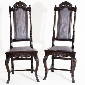 Baroque Dining Room Chairs, Saxony 18th Century - Ehrl Fine Art & Antiques