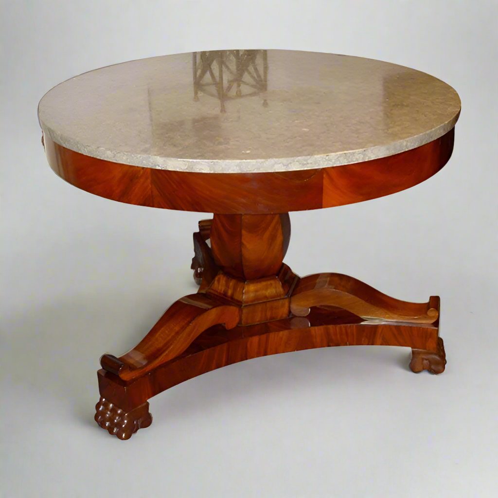 Salon Table, Empire, Northern Germany, 1800 - Ehrl Fine Art & Antiques