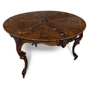 Center Table by Franz Xaver Fortner, Rococo, Germany c. 1840 - Ehrl Fine Art & Antiques