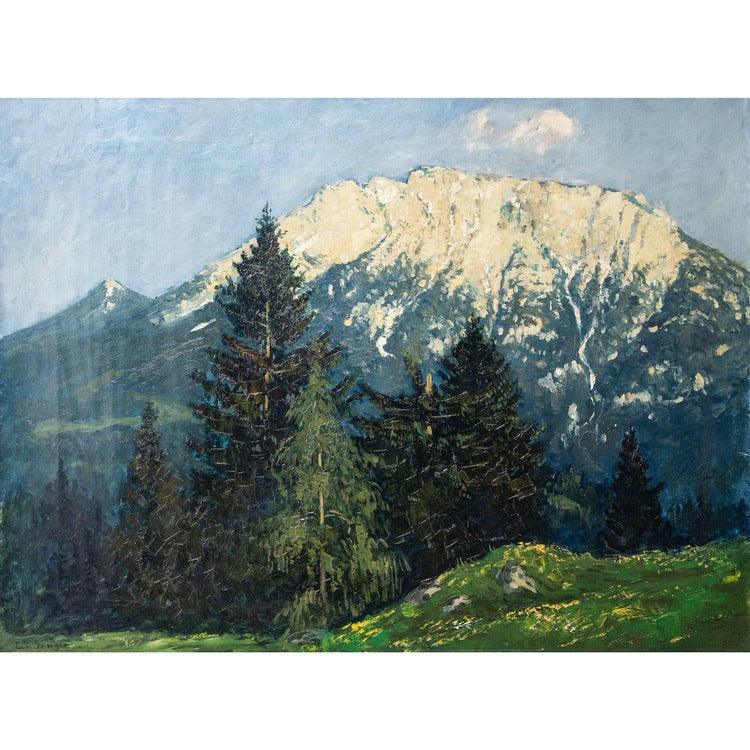 Ludwig von Senger (1873-1937) Alpine Landscape – Ehrl Fine Art & Antiques