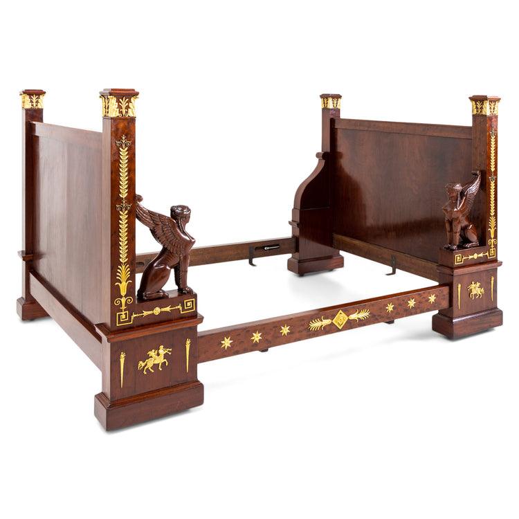 Empire-Style Bed, France 19th Century - Ehrl Fine Art & Antiques