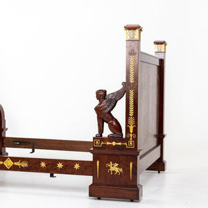 Empire-Style Bed, France 19th Century - Ehrl Fine Art & Antiques