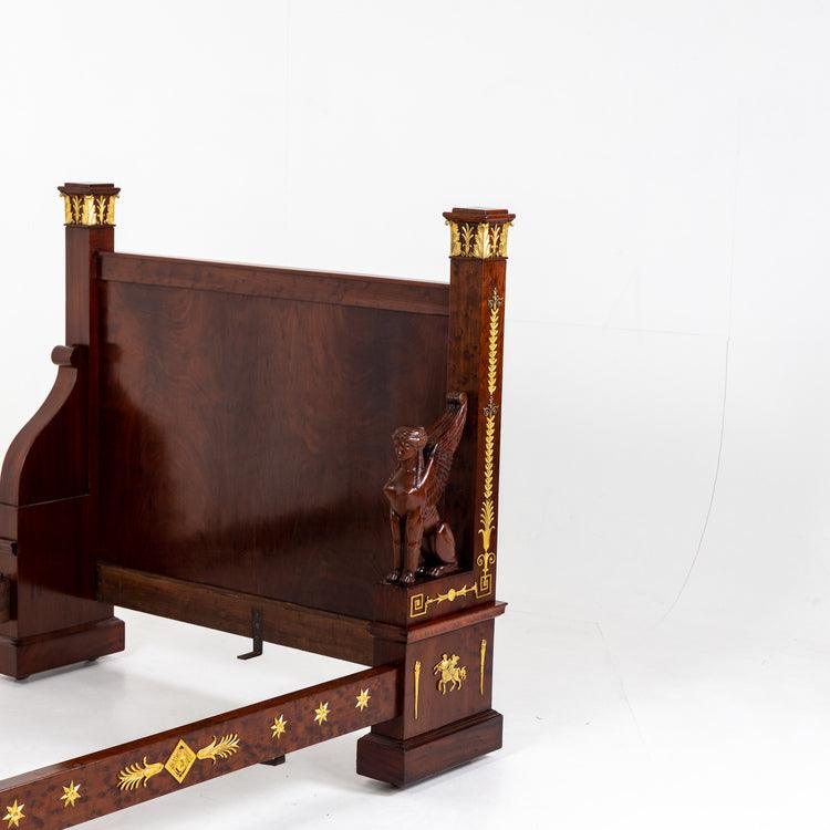 Empire-Style Bed, France 19th Century - Ehrl Fine Art & Antiques