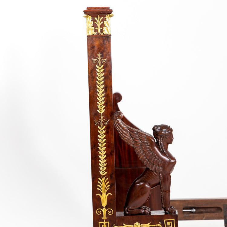 Empire-Style Bed, France 19th Century - Ehrl Fine Art & Antiques
