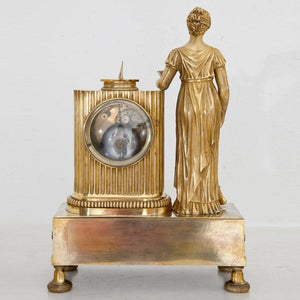 Empire Mantel Clock, France c. 1810 - Ehrl Fine Art & Antiques