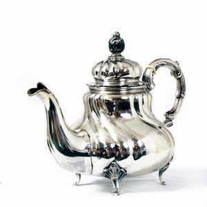 Silver Teapot, prob. Dresden - Ehrl Fine Art & Antiques