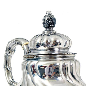 Silver Teapot, prob. Dresden - Ehrl Fine Art & Antiques