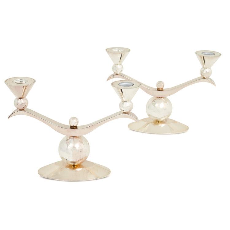 Art Deco Candlesticks, 1920s - Ehrl Fine Art & Antiques
