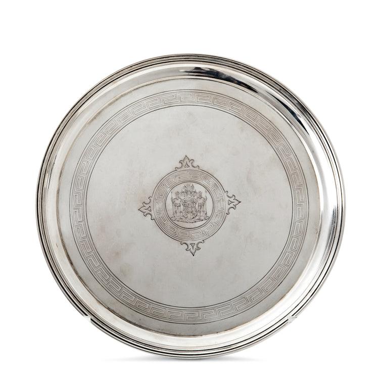 Silver Plate of the Westarp Family by Wilm Berlin, ca. 1870 - Ehrl Fine Art & Antiques