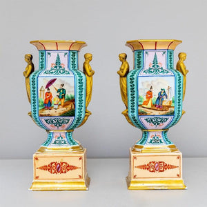 Pair of amphorae, around 1830 - Ehrl Fine Art & Antiques
