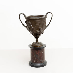 Bronze Tazzas after a Pompeian Antique, Italy 19th Century - Ehrl Fine Art & Antiques