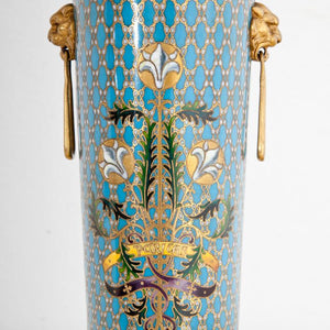Cloisonné Vase, sig. Barbedienne, France 2nd Half 19th Century - Ehrl Fine Art & Antiques