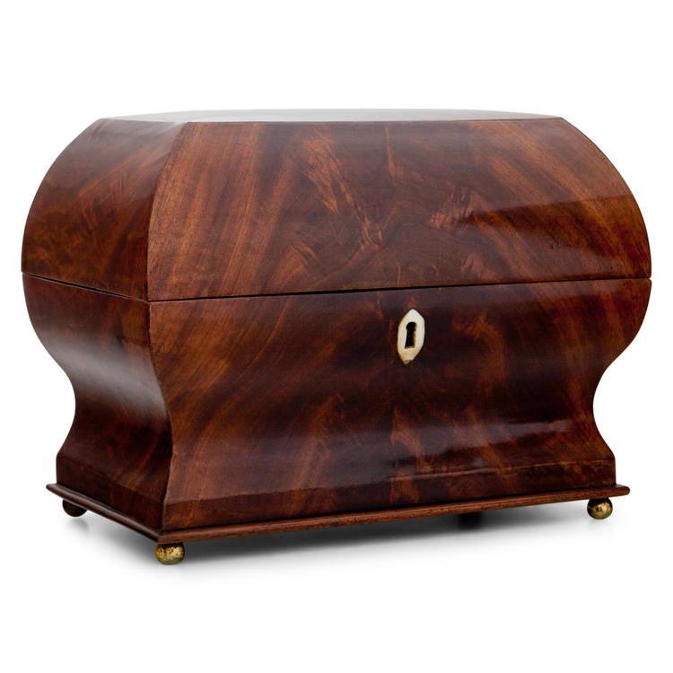 Tea Chest, Germany 1st Half 19th Century - Ehrl Fine Art & Antiques