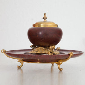 Inkwell by F. Barbedienne, France c. 1900 - Ehrl Fine Art & Antiques