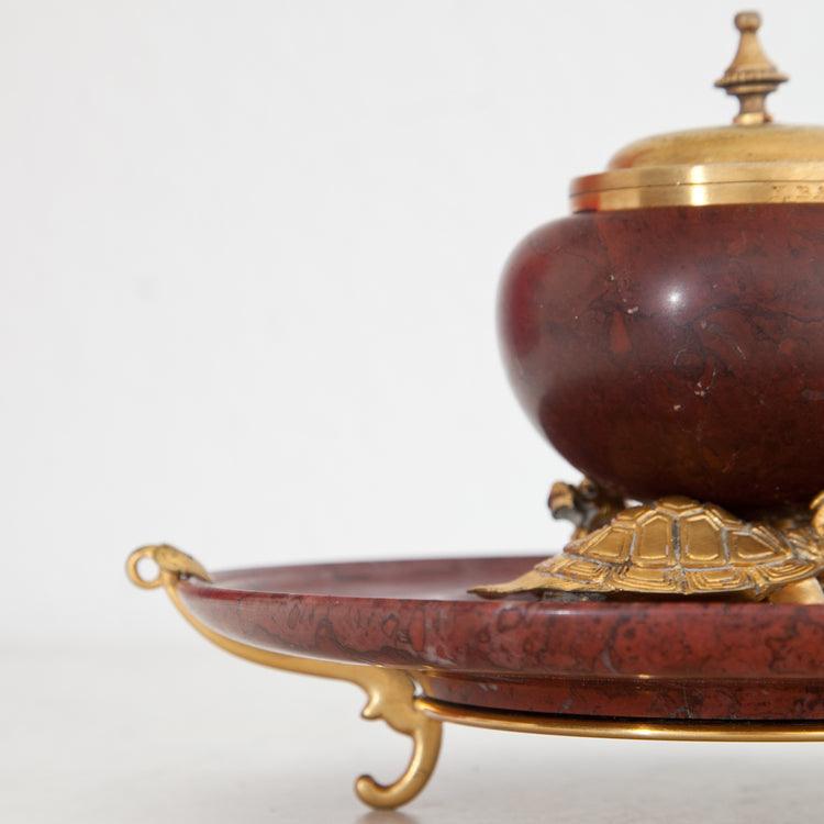 Inkwell by F. Barbedienne, France c. 1900 - Ehrl Fine Art & Antiques