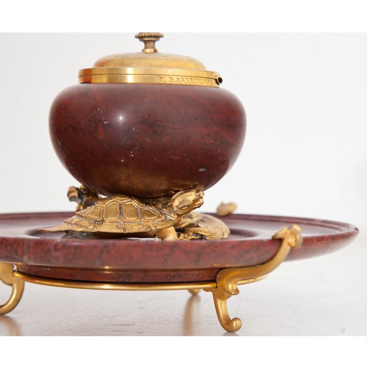 Inkwell by F. Barbedienne, France c. 1900 - Ehrl Fine Art & Antiques