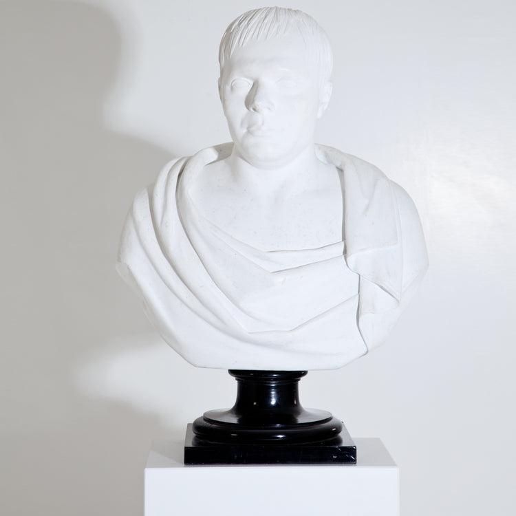 Classicist portrait bust, sig. A. Frederich 1843 - Ehrl Fine Art & Antiques