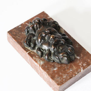Bronze mascaron as paperweight - Ehrl Fine Art & Antiques