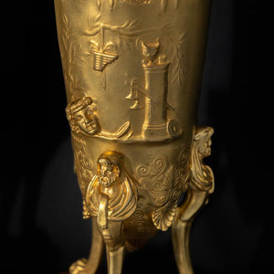 Bronze Amphorae, Levillain & Barbedienne, France Late 19th Century - Ehrl Fine Art & Antiques