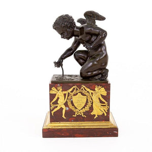 Étienne Blavet (1751-1827) Bronze Putti 'Deux Amours', France c. 1810 - Ehrl Fine Art & Antiques
