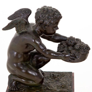 Étienne Blavet (1751-1827) Bronze Putti 'Deux Amours', France c. 1810 - Ehrl Fine Art & Antiques